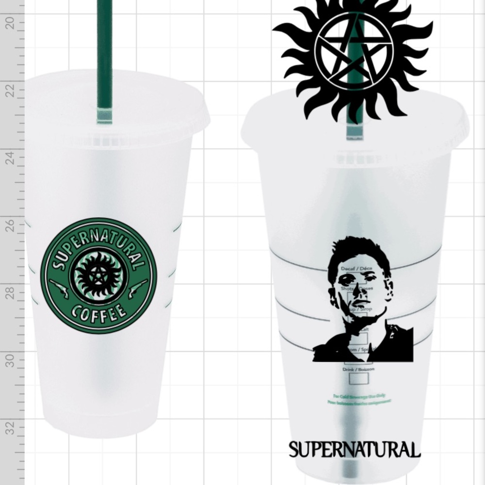 Supernatural Starbucks cup